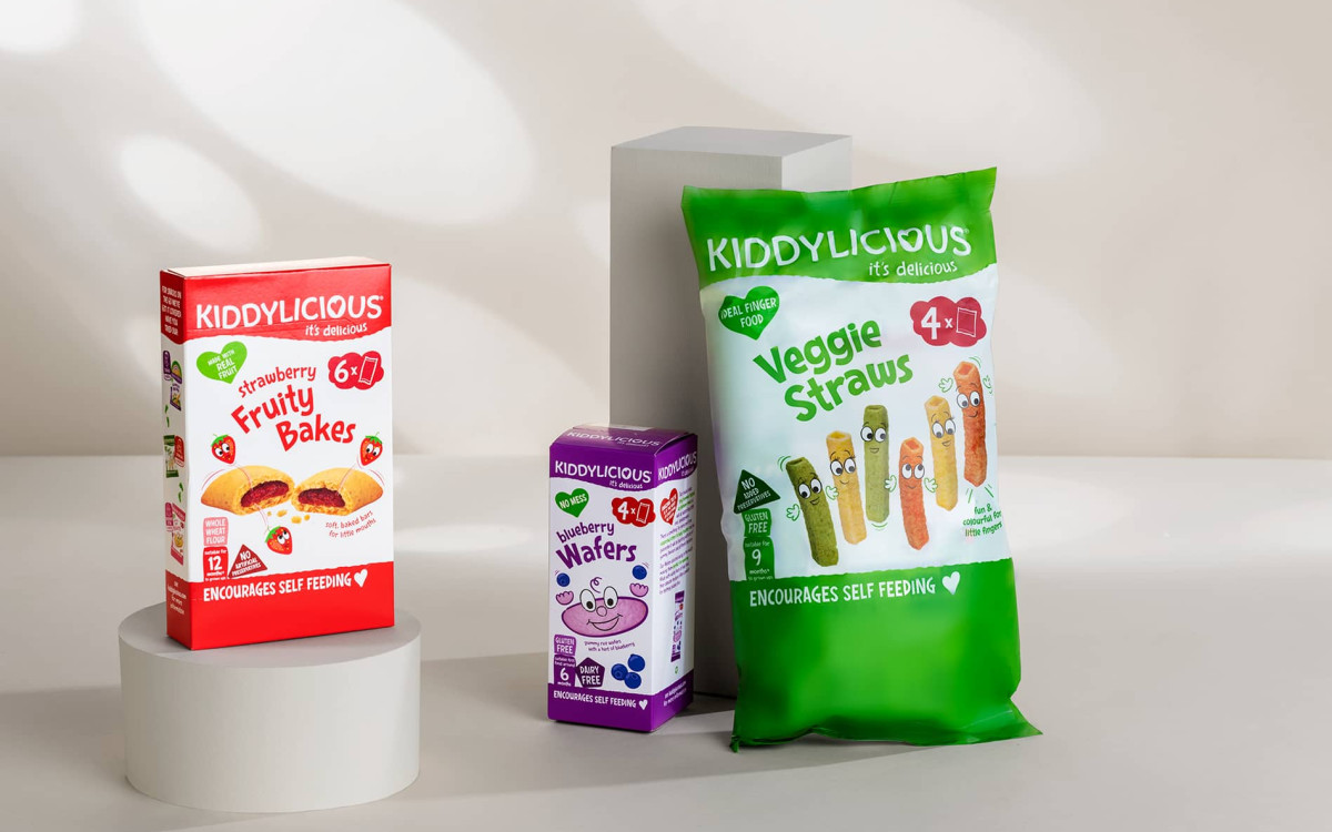 Packshot Kiddylicious snacks