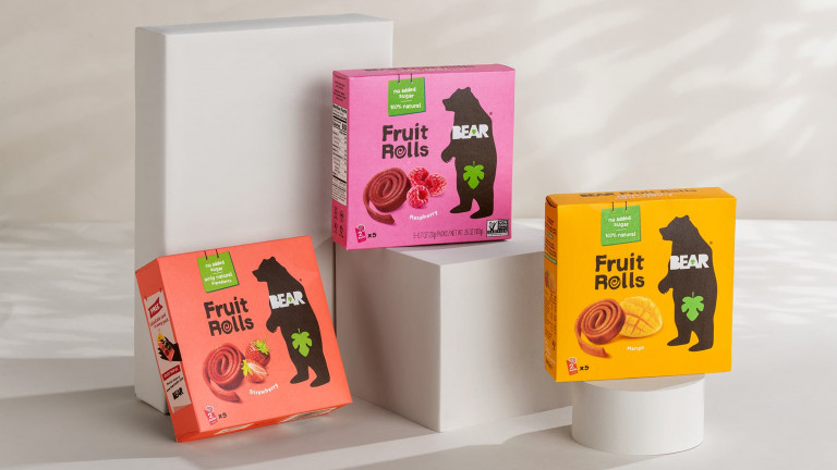 Packshot Bear fruit rolls