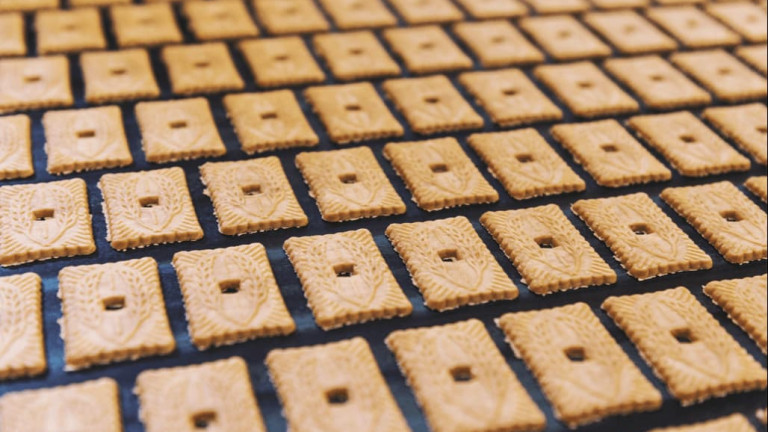 Production in Biscuiterie Willems