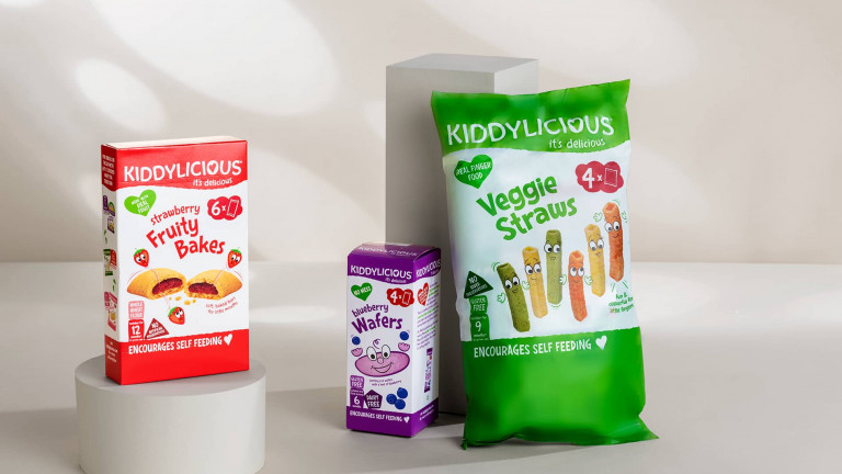 Packshot Kiddylicious snacks