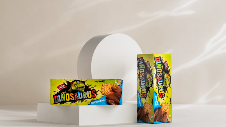 Packshot Lotus Dinosaurus cookies