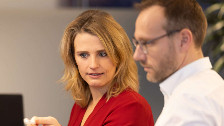 Employees in our HQ in Switzerland, Baar.