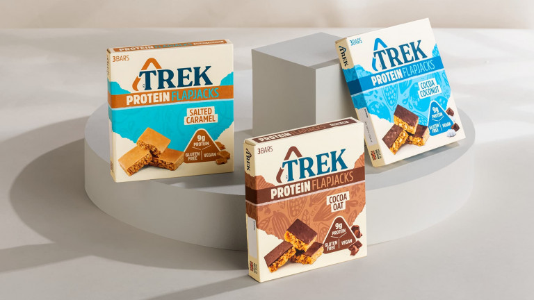 Packshot Trek protein bars