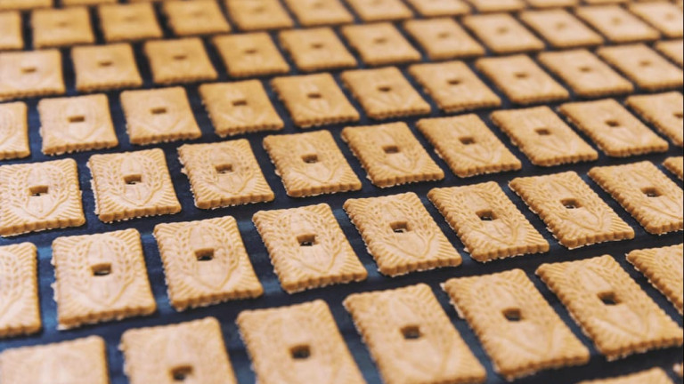 Production in Biscuiterie Willems