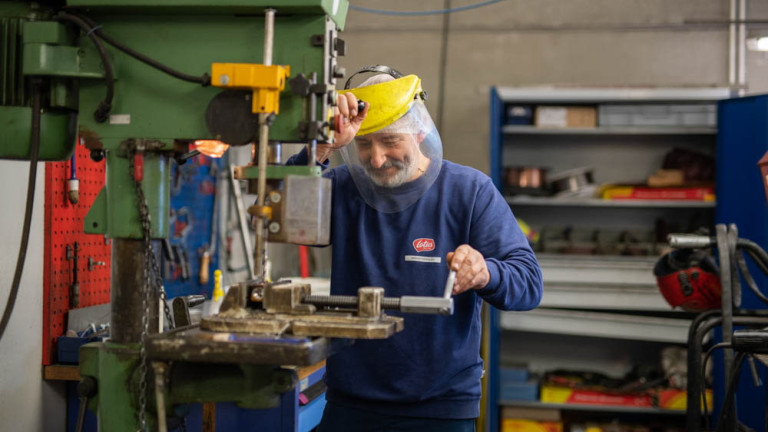 Technician at work